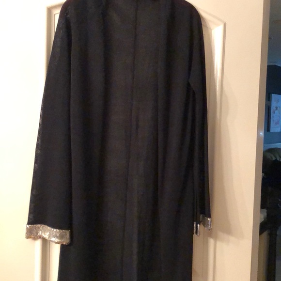 Black knit duster - Picture 2 of 4